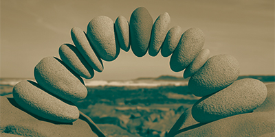 Image of a rock bridge | Cougar Global Outlook & Tactical update for April 2026